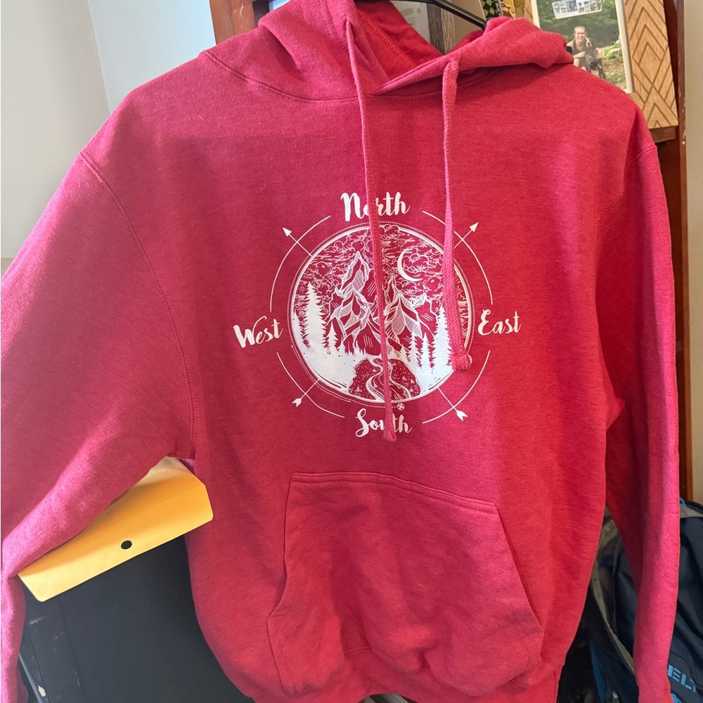 Red Graphic Hoodie